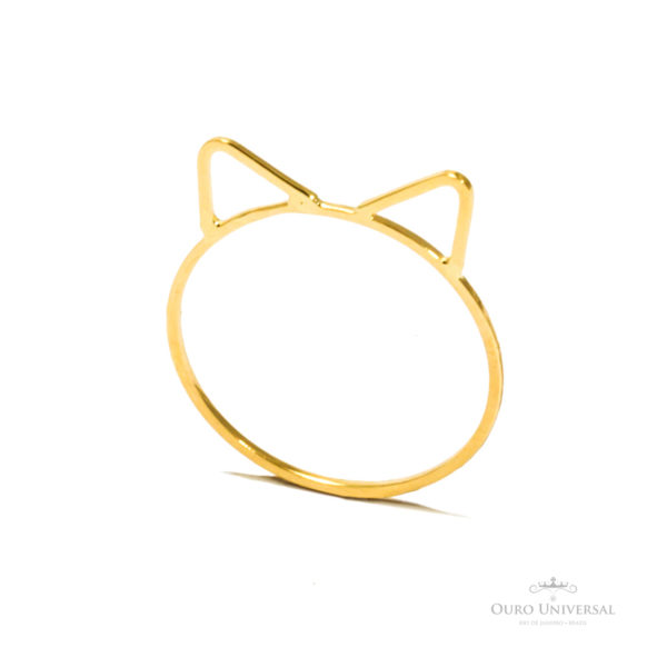 Anel Gatinho OA - Ouro Universal