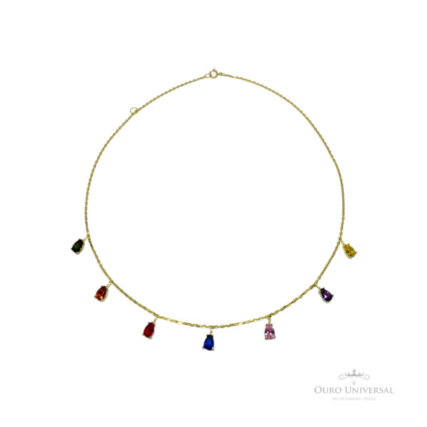 Choker com Zircônia OA - Ouro Universal