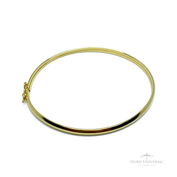 Bracelete Meia Cana Largo OA - Ouro Universal