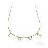 Choker Love 40cm OA - Ouro Universal