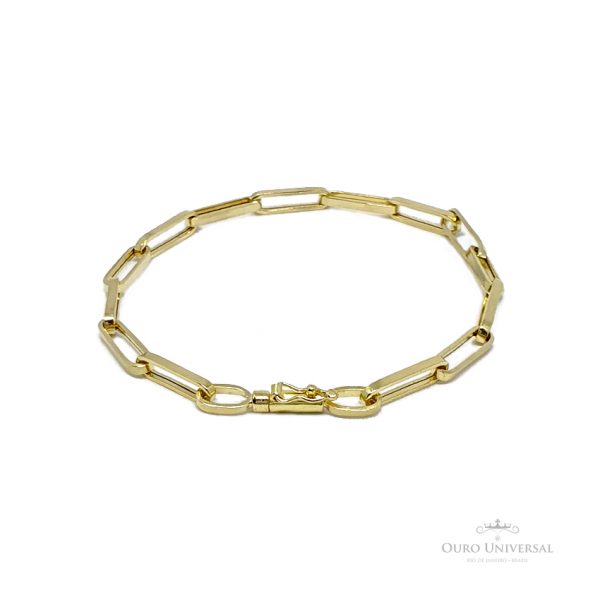 Pulseira Cartier Alongada Masculina OA - Ouro Universal