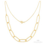 Colar de Malha Extra Longa OA - Ouro Universal