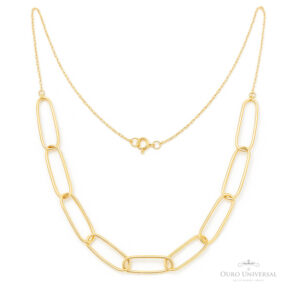Colar de Malha Extra Longa OA - Ouro Universal