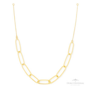 Colar de Malha Extra Longa OA - Ouro Universal