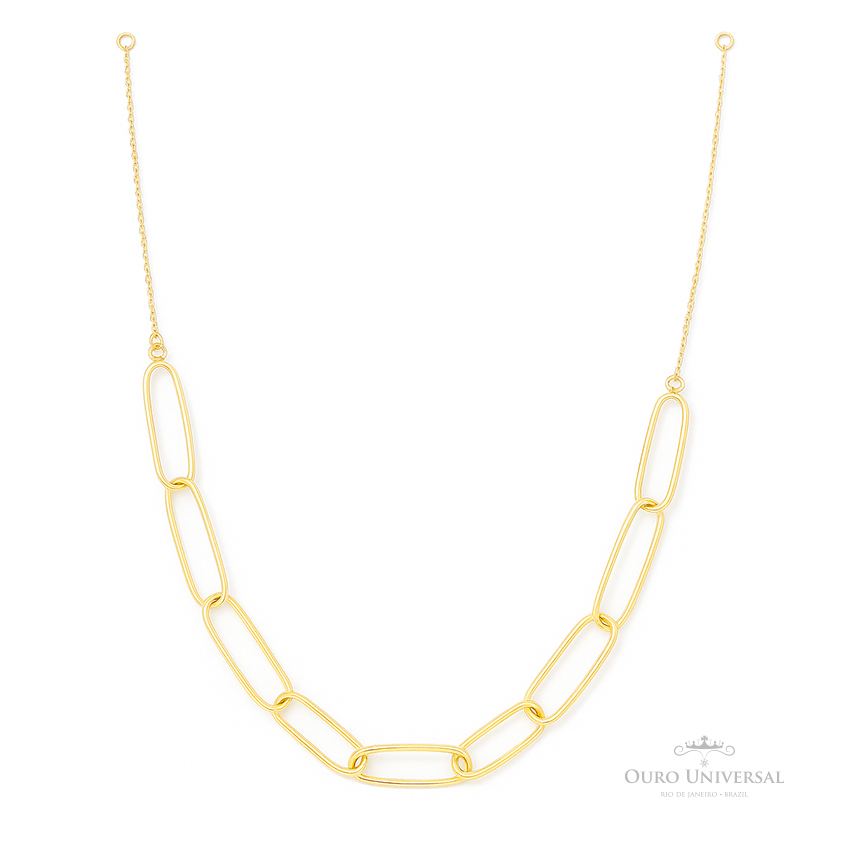 Colar de Malha Extra Longa OA - Ouro Universal Colar de Malha Extra Longa OA - Ouro Universal