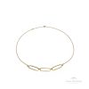 Choker com 3 Elos em OA - Ouro Universal