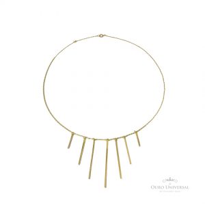 Ouro Universal - Choker Franja OA