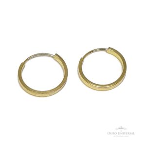 Argola Redonda Fio Retangular OA