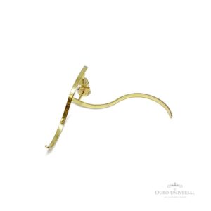 Brinco Onda OA - Ouro Universal