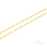Cordão Corrente Cadeado 60 cm OA - Ouro Universal