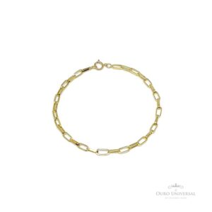 Pulseira Corrente Cadeado OA - Ouro Universal