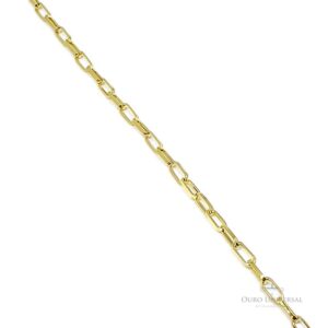 Pulseira Corrente Cadeado OA - Ouro Universal