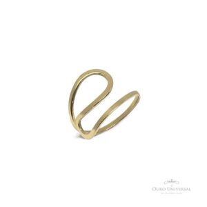 Anel Sinuoso OA - Ouro Universal