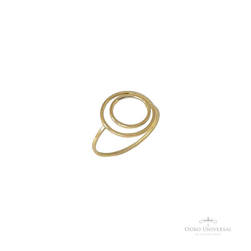 Anel Saturno OA - Ouro Universal