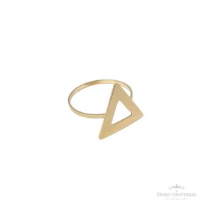 Anel Triângulo Vazado de Chapa OA