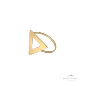 Anel Triângulo Vazado de Chapa OA