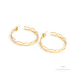 Argola de Elos Corrente Cadeado (G) OA - Ouro Universal