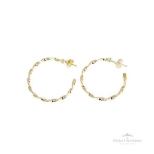 Argola Torcida (5) OA - Ouro Universal