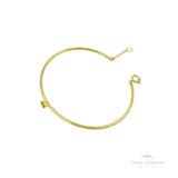 Bracelete Zircônia Esmeralda OA - Ouro Universal