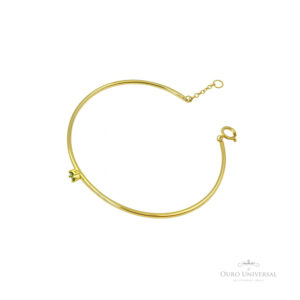 Bracelete Zircônia Esmeralda OA - Ouro Universal