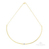 Meio Aro Zircônia Ametista OA - Ouro Universal