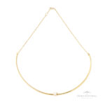 Meio Aro Zircônia Diamante OA - Ouro Universal