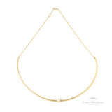 Meio Aro Zircônia Diamante OA - Ouro Universal