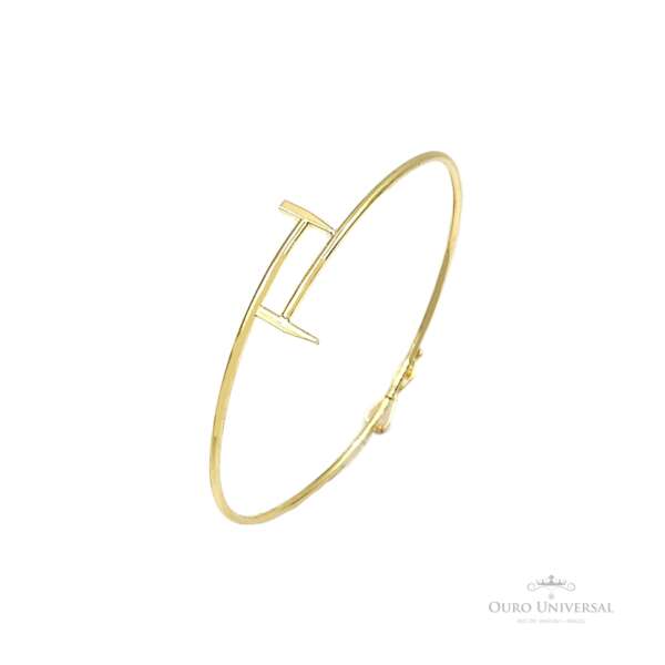 Bracelete Modelo Martelo OA - Ouro Universal