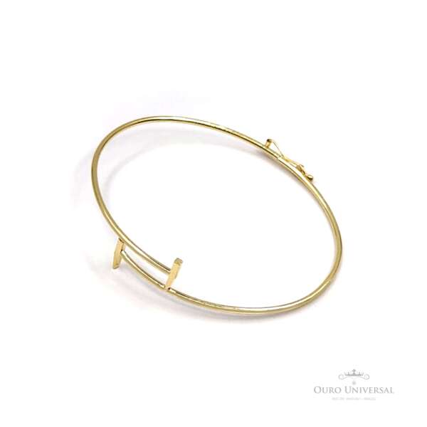 Bracelete Modelo Martelo OA - Ouro Universal