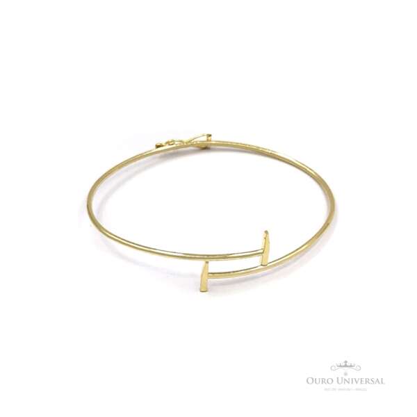 Bracelete Modelo Martelo OA - Ouro Universal