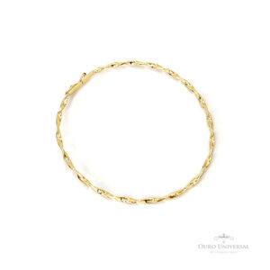 Bracelete Torcido OA - Ouro Universal