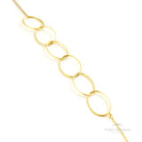 Colar Glam Elos Ovais OA - Ouro Universal