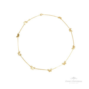 Colar Borboletas - Ouro Universal