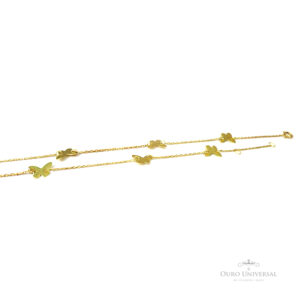 Colar Borboletas - Ouro Universal