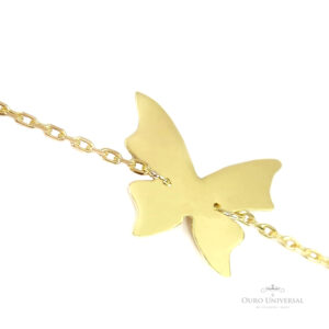 Pulseira Borboleta Única - Ouro Universal