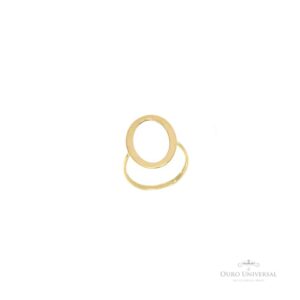 Anel Oval OA - Ouro Universal