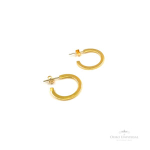 Argola Modelo Italiano com Tarraxa OA - Ouro Universal