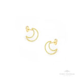 Brinco Lua OA - Ouro Universal