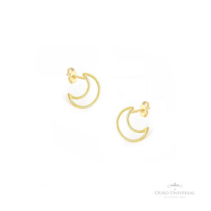Brinco Lua OA - Ouro Universal