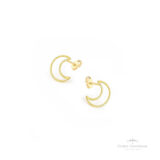 Brinco Lua OA - Ouro Universal