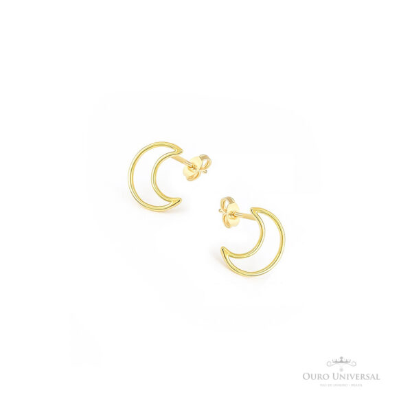 Brinco Lua OA - Ouro Universal