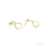 Brinco Oval Torcido P OA - Ouro Universal