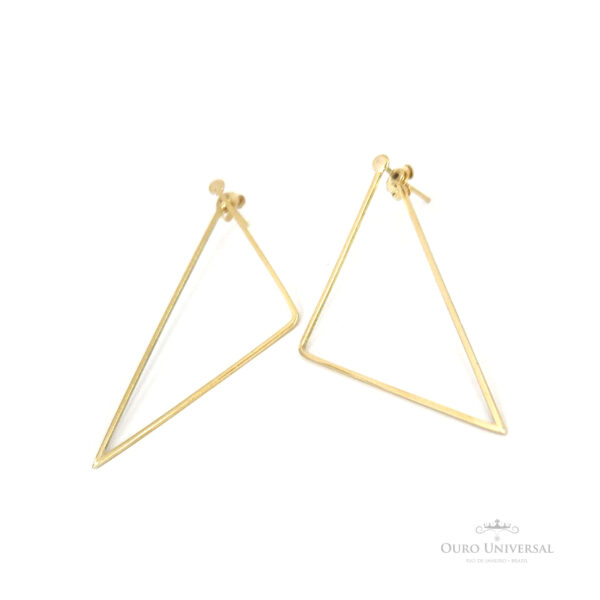 Brinco Triangular OA - Ouro Universal