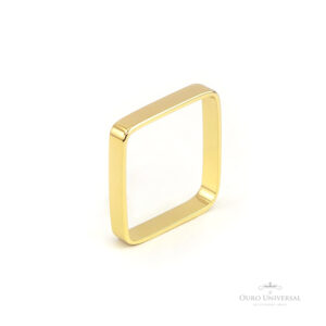 Aliança Quadrada OA - Ouro Universal