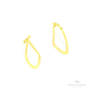 Argola Orgânica M OA - Ouro Universal