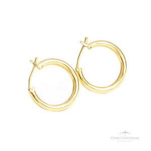 Argola Tubo de encaixe OA - Ouro Universal