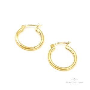 Argola Tubo de encaixe OA - Ouro Universal