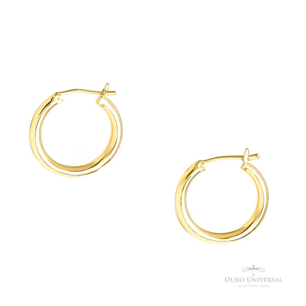 Argola Tubo de encaixe OA - Ouro Universal
