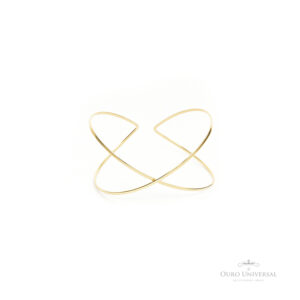 Pulseira X de encaixe OA - Ouro Universal