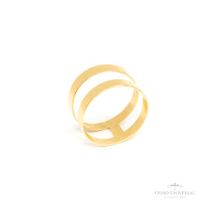 Anel Duplo OA - Ouro Universal